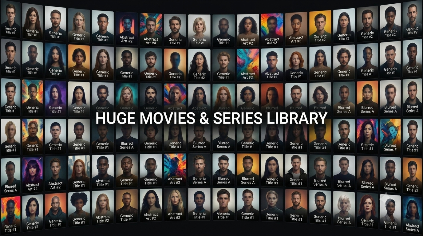 On-demand movies and series library on ONX IPTV